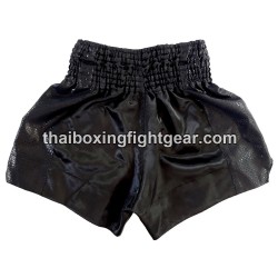 Pantalones cortos de boxeo thai Lumpinee negro | Muay Thai Shorts