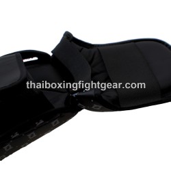 Espinilleras de Muay Thai Fairtex SP5 Cuero negro | Fairtex