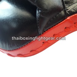 Patas de oso "Punching mitts" curvado Fairtex rojo/negro | Equipamiento