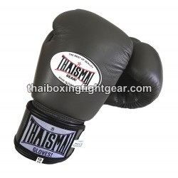 Guantes de boxeo tailandés Thaismai BG124 Gris
