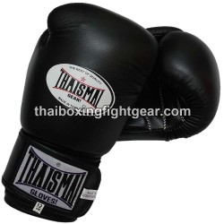 Guantes de boxeo tailandés Thaismai BG124 Negro
