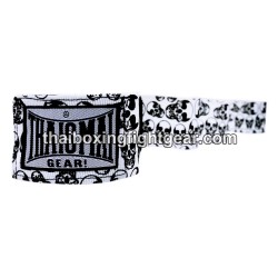 Vendas Thaismai 4.5m HW7003 Muay Thai / MMA  / BOXING / UFC Fancy "Skull" Blanco