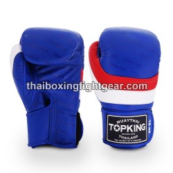 Guantes de boxeo Thai TOP KING INNOVATION-TKBGIN Azul