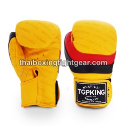 Guantes de boxeo Thai TOP KING INNOVATION-TKBGIN Amarillo
