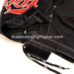 Pantalones Cortos de MMA Fairtex negro/rojo | MMA Shorts