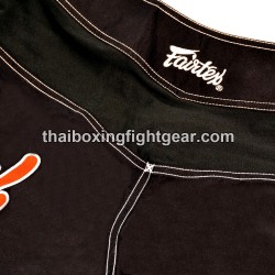 Pantalones Cortos de MMA Fairtex negro/rojo | MMA Shorts
