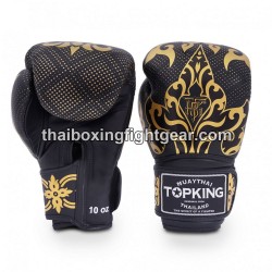 Guantes de boxeo Thai TOP KING KANOK-TKBGKN Negro