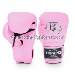 Guantes de boxeo Thai TOP KING SUPER AIR SINGLE TONE-TKBGSA Rosa