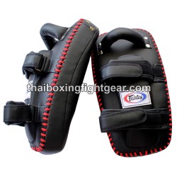 PAO "Kick pads" Fairtex KPLC5 Microfibra Negro / La Paire | Equipamiento