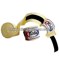 Fairtex HW2 Vendas de boxeo semi-elásticas 180" crema beige | Hand Wraps Fairtex HW2 Vendas de boxeo semi-elásticas 180" crema beige | Hand Wraps