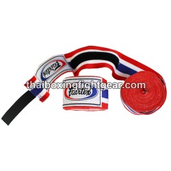 Fairtex HW2 Vendas de boxeo semi-elásticas 180" Thai Flag | Hand Wraps Fairtex HW2 Vendas de boxeo semi-elásticas 180" Thai Flag | Hand Wraps