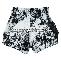 Pantalones cortos de Boxeo Muay Thai Fairtex "BS1948 Grunge White"