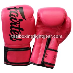 Guantes de boxeo tailandés BGV14 Fairtex rosado | Guantes